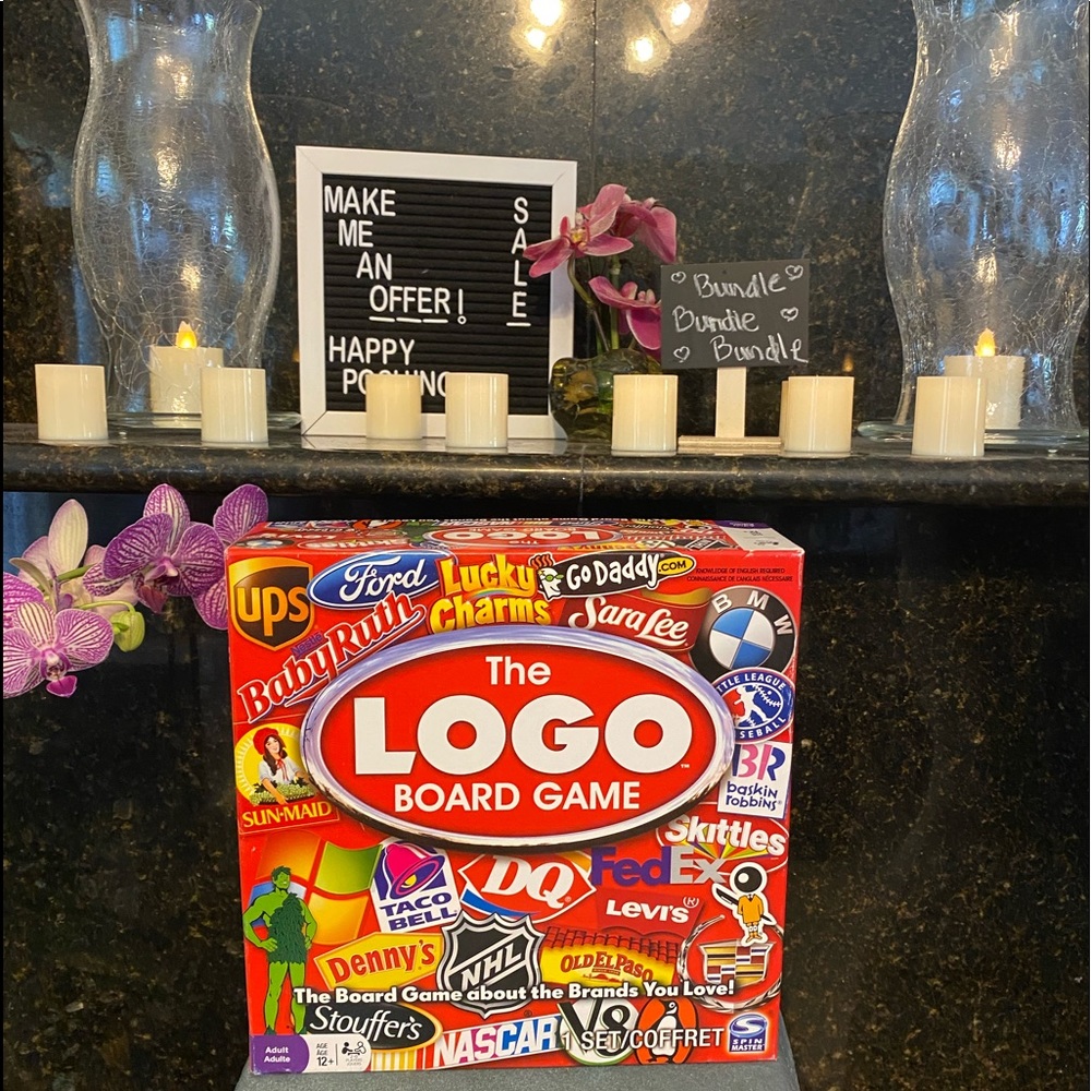 Spin Master-The Logo Board Game. Age 12+, 2-6 Players.